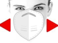 Symbolbild Maske und Abstandhalten!